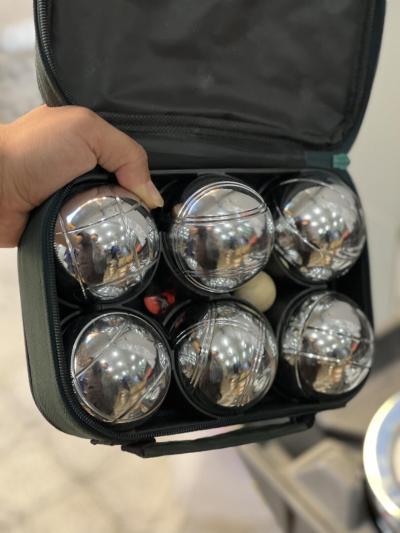 Lot 6 Boules de Pétanque طقم ست كرات حديدية