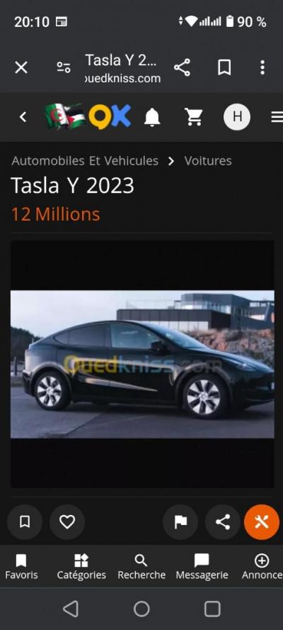 voitures-tesla-model-y-2023-algerie