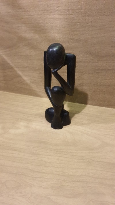 Statuette africaine le Penseur