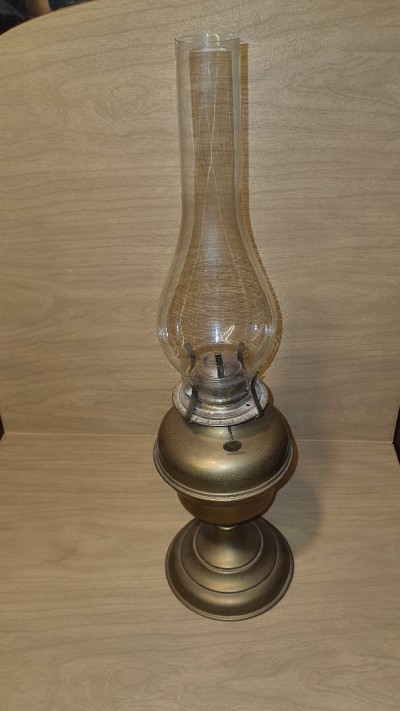 Lampe à pétrole Kinké en cuivre / Laiton