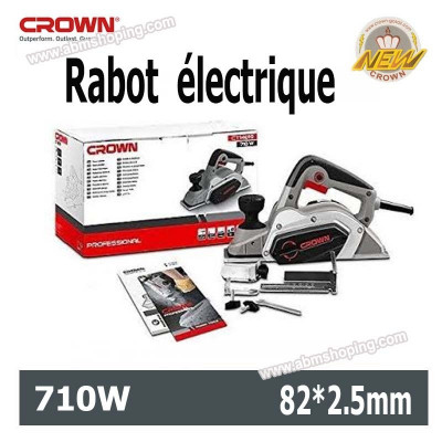 Rabot Électrique 710w _ CROWN