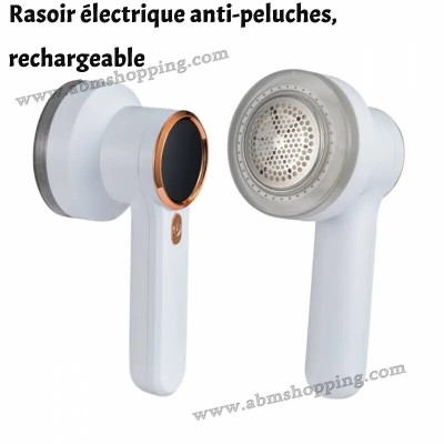 Rasoir électrique en tissu, anti-peluches avec affichage numérique LED