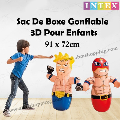 Sac De Boxe Gonflable 3D Pour Enfants 91X72cm | INTEX