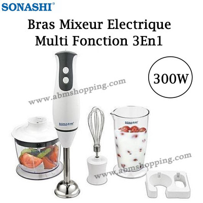 Bras Mixeur Electrique Multi Fonction 3 En 1 | SONASHI