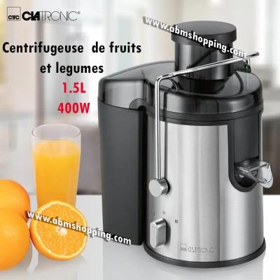 Centrifugeuse de Fruits et Légumes 1.5L 400W  CLATRONIC