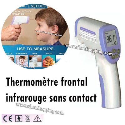 Thermomètre frontal infrarouge sans contact