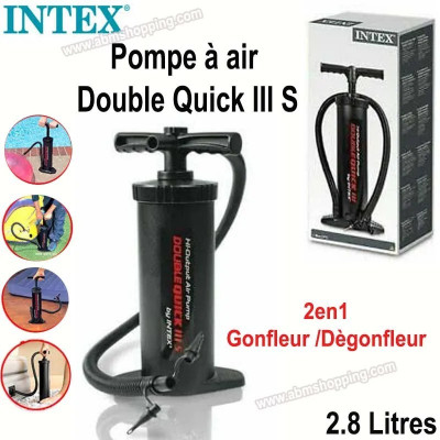 Pompe à air manuelle Double Quick III S _Intex