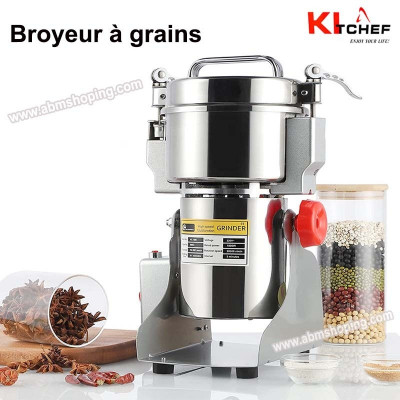 Broyeur à épice et grains électrique 1 kg -Kitchef   بحجم حتى 1 كغ  رحاية القهوة والتوابل