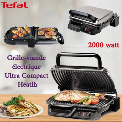 Grille-viande électrique Ultra Compact Heatlh 2000W - Tefal