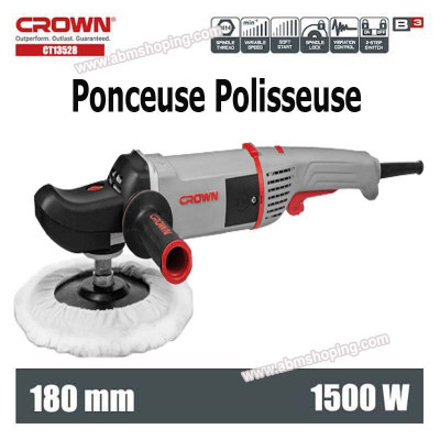 Polisseuse Ponceuse 1500W 180MM CROWN
