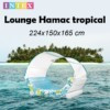 Lounge Hamac tropical 224x150x165cm | INTEX
