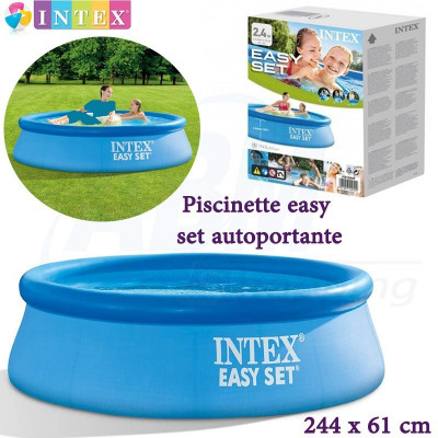 Piscine easy set autoportante 244*61 cm  INTEX