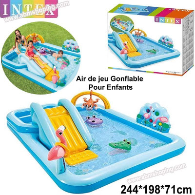 Air de jeu Gonflable pour enfants 244x198x71 cm Intex