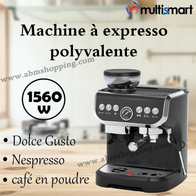 Machine à expresso polyvalente 1560W | Multismart