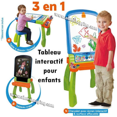 Tableau interactif enfant 3en1 Magi Chevalet interactif  Vtech
