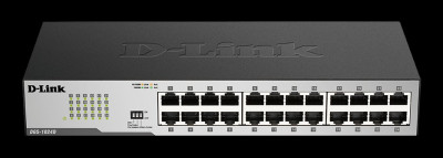 Switch D-link 24 ports 10/100/1000Mbps - Métallique & Rackable 