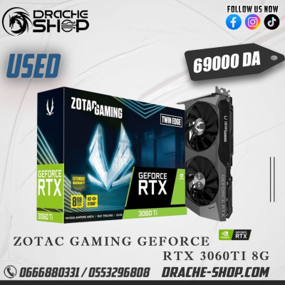 Carte graphique ZOTAC GAMING GeForce RTX 3060Ti Twin Edge