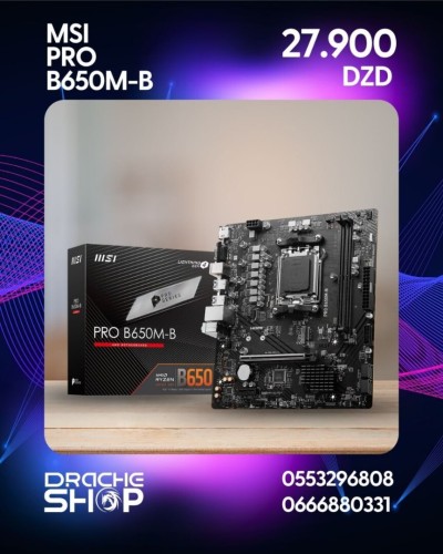 Carte mère MSI Pro B650M-B