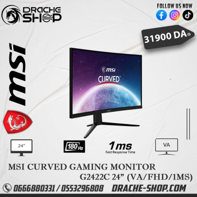 Curved Gaming monitor MSI G2422C 180Hz 1ms