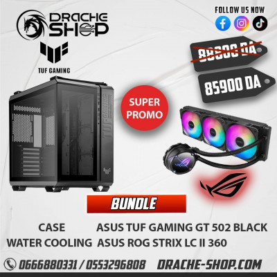 Pack Asus Tuf Gaming GT502+ WC Asus Rog Strix LC II 360