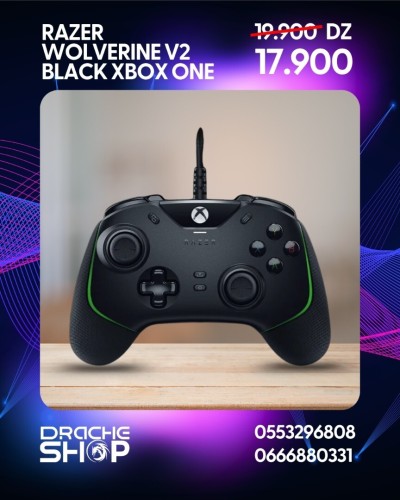 Manette Razer Wolverine V2 Black Compatible avec XBOX One / Series X|S