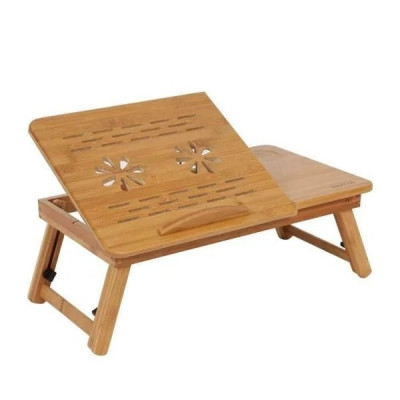 Table pliante et Refroidisseur PC portable en bamboo
