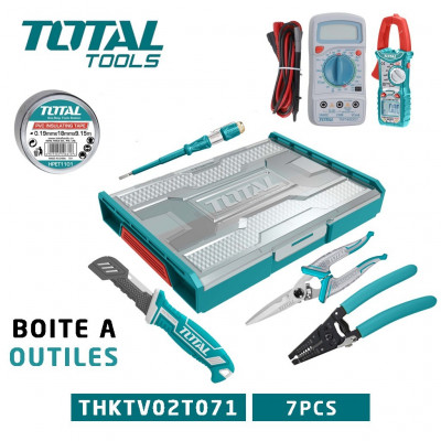 JEU d'outils électriques de 7 pièces TOTAL