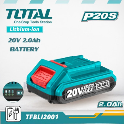 Batterie au lithium-ion 20V 2.0Ah TOTAL