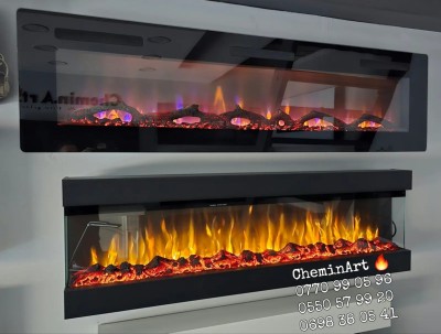 Cheminée électrique décorative 