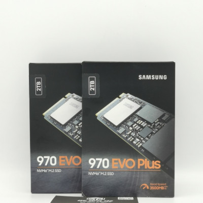 SAMSUNG 970 EVO PLUS SSD NVME M.2  VITESSE LECTURE 3500 MB/s CAPACITÉ 2TB NEUF SOUS EMBALLAGE
