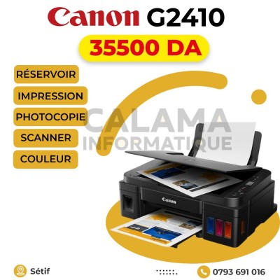 IMPRIMANTE Canon G2410 RÉSERVOIR COULEUR MULTIFONCTION