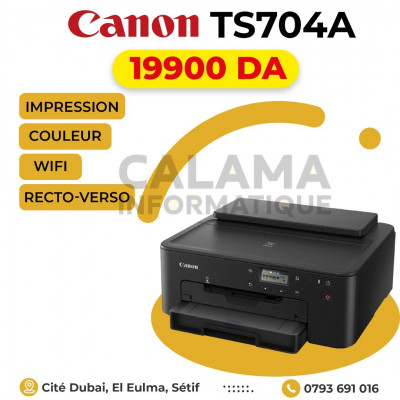 طابعة-imprimante-canon-pixma-ts704a-couleur-wifi-recto-verso-العلمة-سطيف-الجزائر