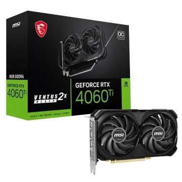  GPU GEFORCE RTX 4060Ti MSI VENTUS 2X