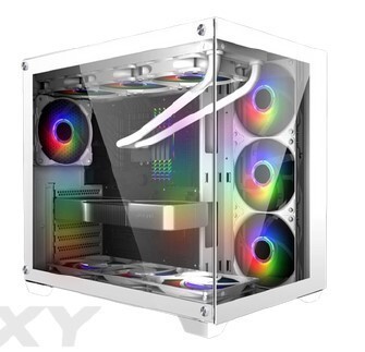 BOITIER MAGMA V5 WHITE +7FANS ARGB