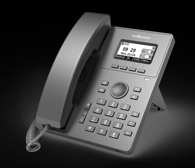 TELEPHONE IP PHONE FLYINGVOICE P10G VoiP IPBX 2 Lignes SIP - 2xGE RJ45 ports PoE, sans alimentation