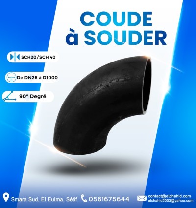 COUDES 90 EN ACIER à Souder