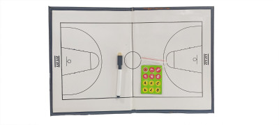 Tableau De Coach Magnétique Et Effaçable 42cm  27cm-Basket Ball