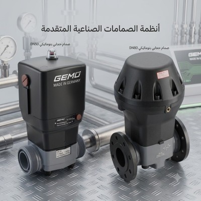صناعة-و-تصنيع-vanne-pneumatique-a-membrane-gemu-pilotage-4-6-bar-براقي-الجزائر