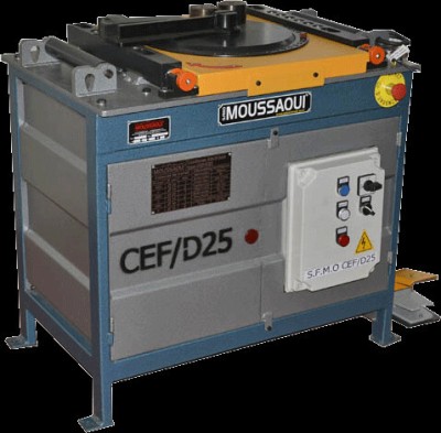 Coudeuse Fer A Béton Electrique SFMO Moussaoui CEF-D25 آلة ثني الأَنْابِيبِ