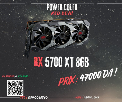 AMD RX 5700 XT POWER COLER RED DEVIL 