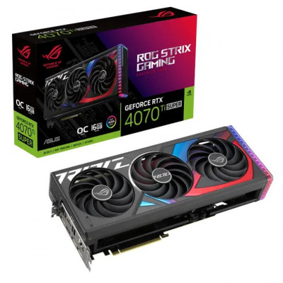 GPU RTX 4070Ti SUPER 16GB ASUS ROG STRIX BLACK