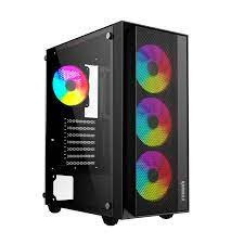 CASE RAIDMAX V100 BLACK 4FANS RGB 