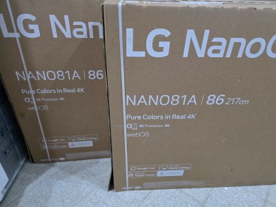 TV LG NANOCELL 86" SMART 4K 86NANO86A6A NEW 2025 EUROPÉEN 