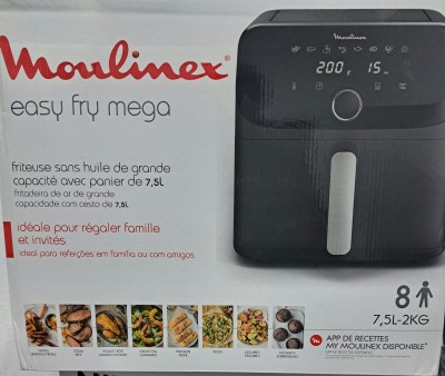 FRITEUSE MOULINEX AIR FRYER EASY FRY MEGA 7.5L 8 PROGRAMME 2000WATT EZ855HF0 