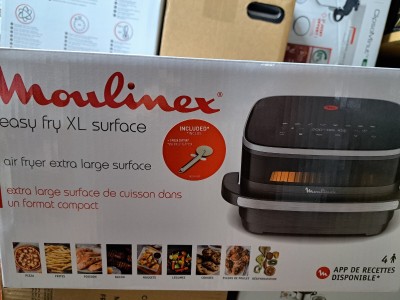 FRITEUSE MOULINEX AIR FRYER EASY FRY XL SURFACE 1KG 4L 10 PROGRAMME 2200WATT 