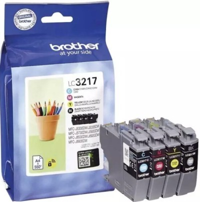 COMBO CARTOUCHES BROTHER LC3217 ORIGINALES