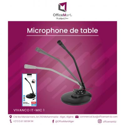 Microphone de table VIVANCO IT-MIC 1