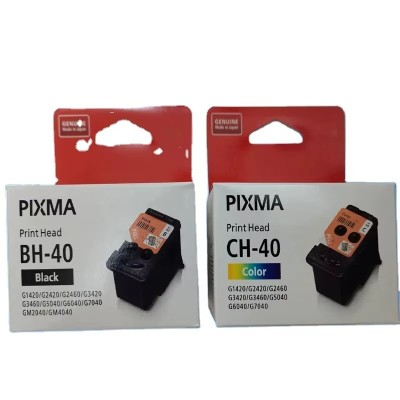 CANON TETE D'IMPRESSION ORIGINAL NOIR BH-40 ET COULEUR  CH-40 POUR G2420-G2430-G3420-G3430-G3470