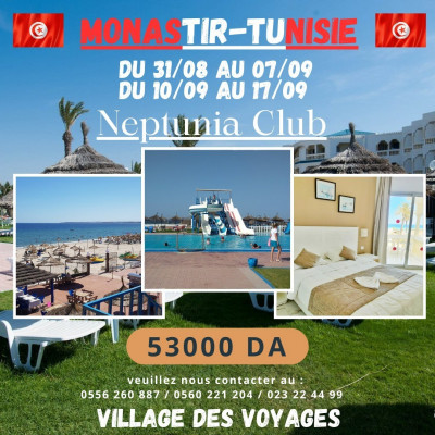 voyages organise Tunisie - SEPTEMBRE - Monastir 2023