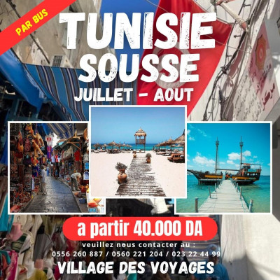 Voyage organisé en Tunisie - PAR BUS 2024